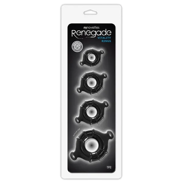Renegade Vitality Rings – Black