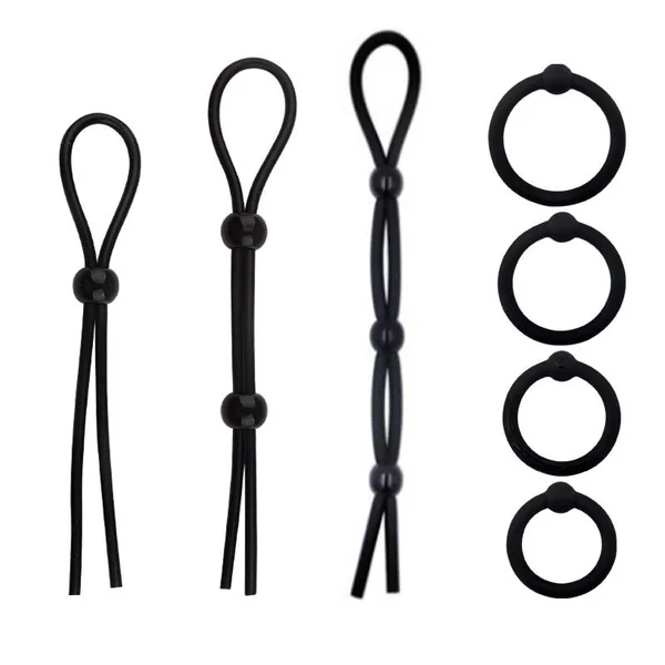 Reusable Cock Rings Delay Ejaculation Penis Rings Time Lasting Penis Erection Penis Sleeve Adult Erotic Sex Toys for Men