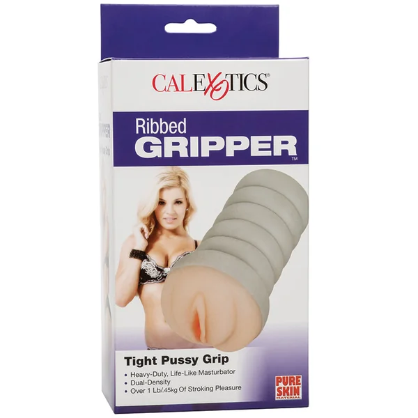 Ribbed Gripper Tight Pussy - Ivory