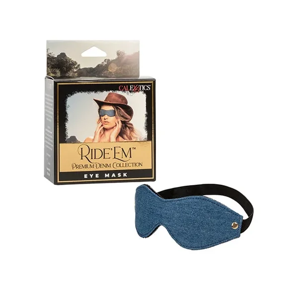 Ride ’em Premium Denim Collection Eye Mask