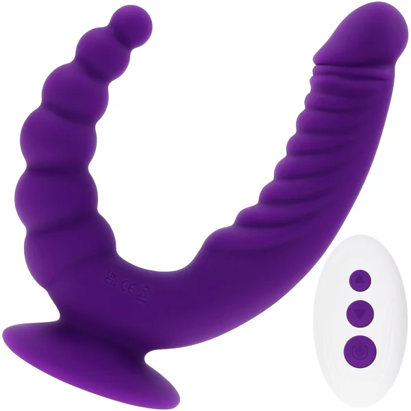 Rider Rechargeable Silicone Double Ended Vibrator By Evolved Novelties