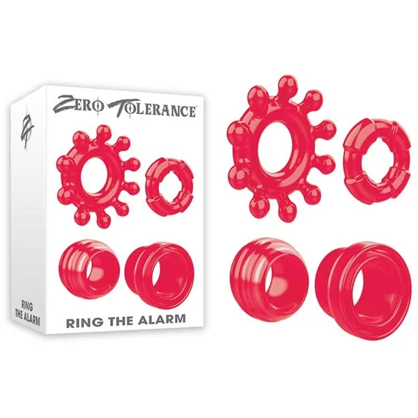 Ring The Alarm Cock Rings 4pk by Zero Tolerance