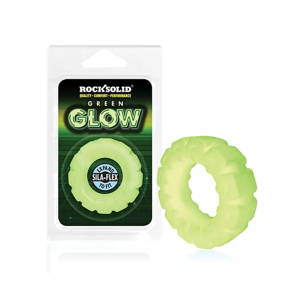 Rock Solid Glow In The Dark The Tire Ring - Green