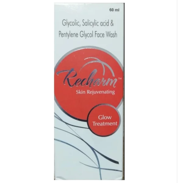 ROCKMED PHARMA RECHARM SKIN REJUVENATING GLOW TREATMENT FACE WASH (60ml)