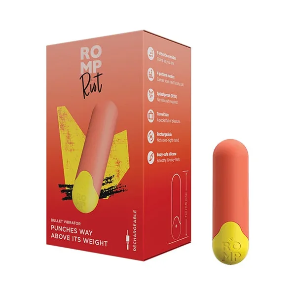 ROMP Riot Bullet Vibrator – Orange