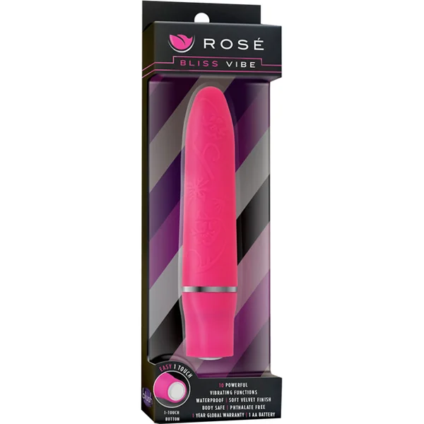 Rose Bliss Vibe Pink 4-Inch Vibrating Mini Vibrator