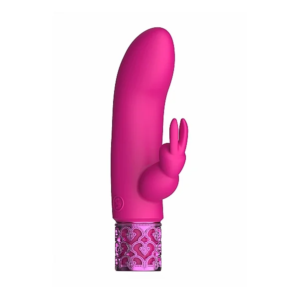 ROYAL GEMS DAZZLING PINK RECHARGEABLE SILICONE BULLET