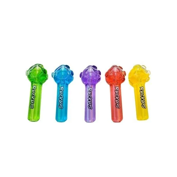 Ruckus 4.5in Glycerin Hand Pipe Assorted Colors