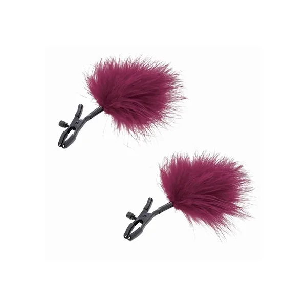 Sandm Enchanted Feather Nipple Clamps
