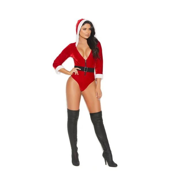 Santa's Tease - Medium - Red