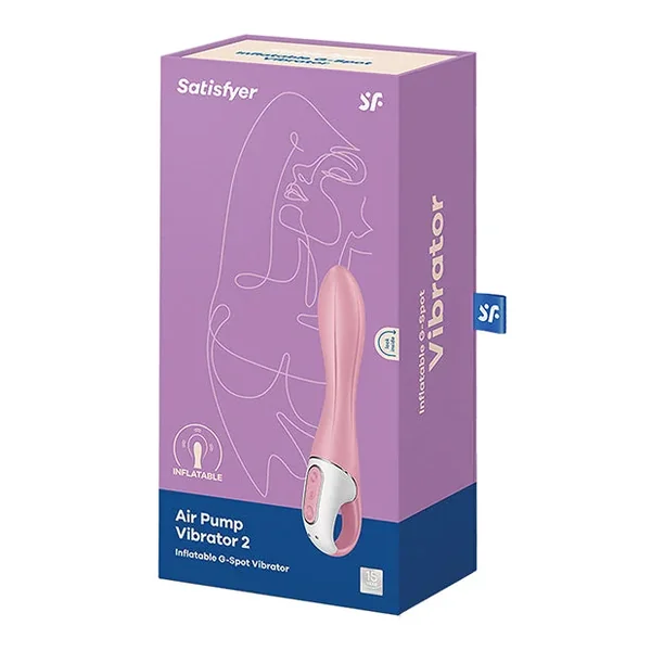 Satisfyer Air Pump Vibrator 2 – Light Red