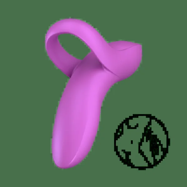 Satisfyer – Bold Lover Finger Vibe – Dark Pink