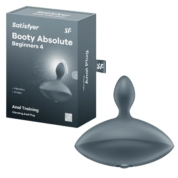 Satisfyer Booty Absolute Beginners 4 Rechargeable Waterproof Silicone Vibrating Butt Plug – Blue