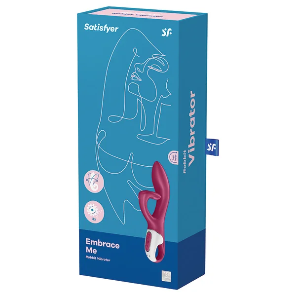 Satisfyer Embrace Me Rabbit Vibrator - Berry