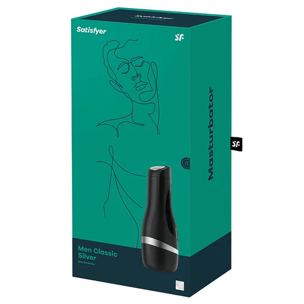 Satisfyer Men Classic Masturbator - Silver