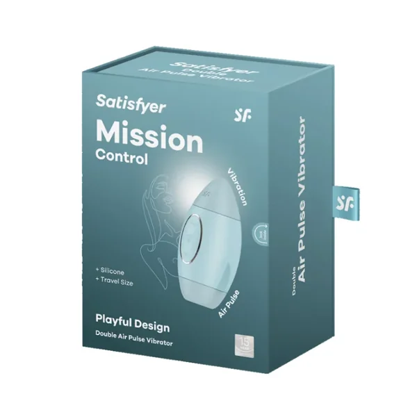 Satisfyer – Mission Control Double Air Pulse – Blue