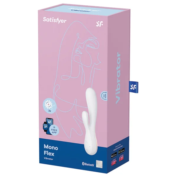 Satisfyer Mono Flex Connect App Vibrator - White