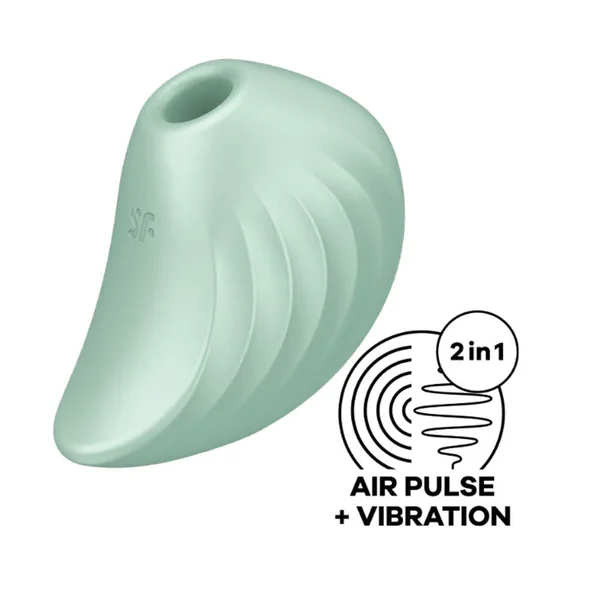 Satisfyer Pear Diver - Air Pulse Stimulator Plus Vibration - Mint