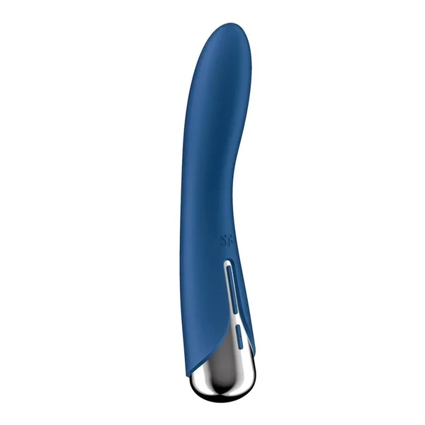 Satisfyer Spinning Vibe 1 Rechargeable Silicone Rotating G-Spot Vibrator – Blue