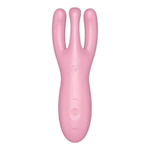 Satisfyer Threesome 4 Pink Silicone App Controlled Vibrator