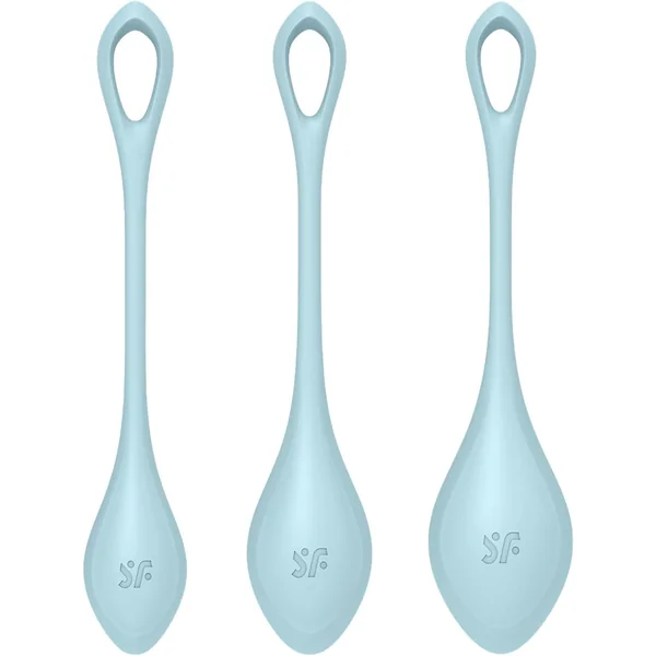 Satisfyer Yoni Power 2 Kegel Balls - Kegel Exercise Weights, Ben Wa Balls, Pelvic Floor Training, Tightening, Ideal for Beginners