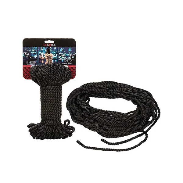 SCANDAL BDSM ROPE 30M/98.5 FT BLACK