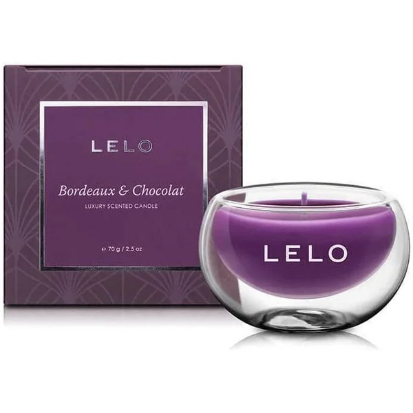 Scented Candle - Lelo - Luxury Bordeaux & Chocolate