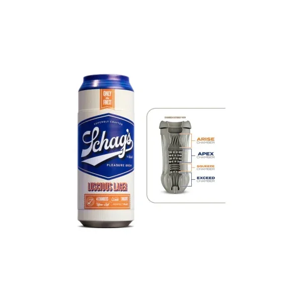 Schag’s Luscious Lager Self-Lubricating Stroker, Frosted