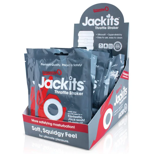Screaming O Jackits Throttle Stroker - Clear