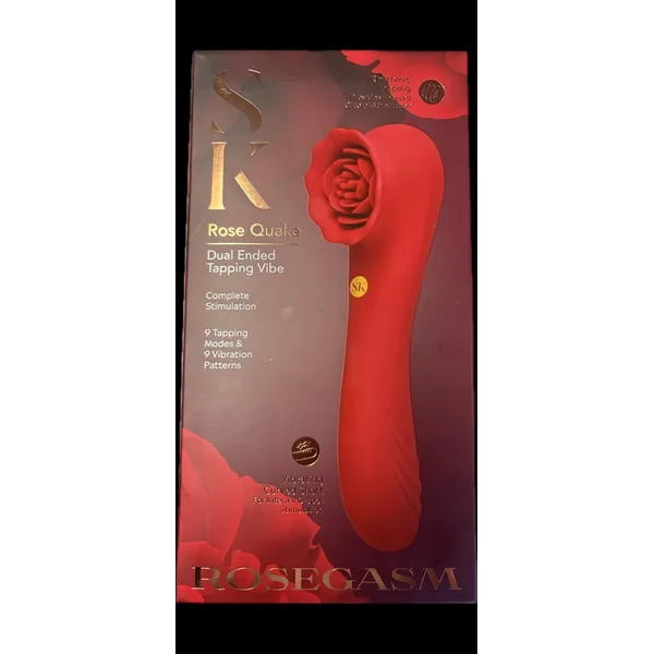 Secret Kisses Rose Quake Dual Ended Tapping Vibe