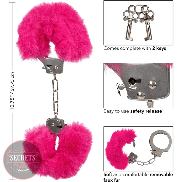 Secrets Pink fluffy BDSM Handcuffs