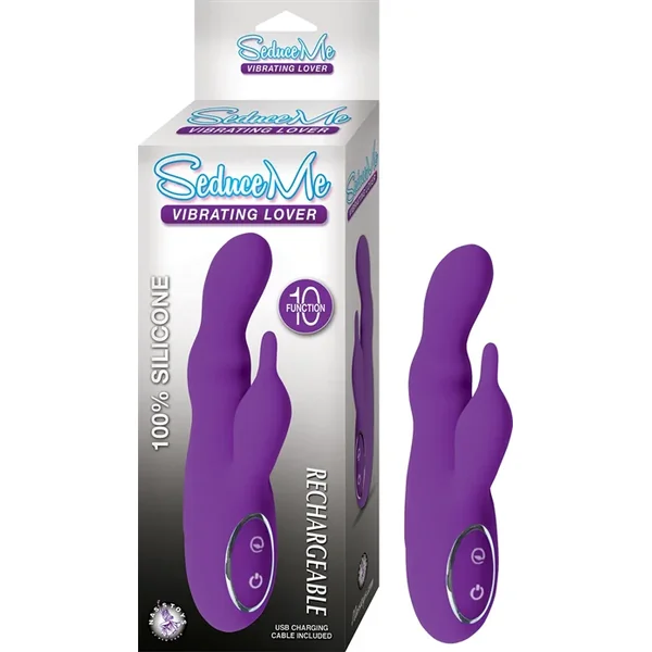 Seduce Me Vibrating Lover-Purple
