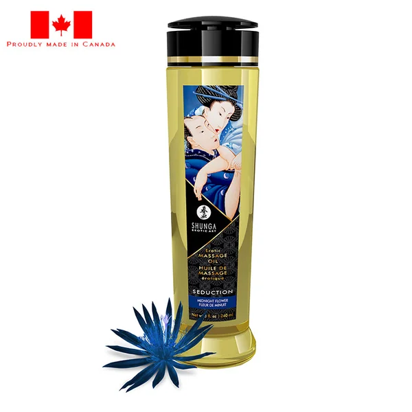 Seduction Midnight Flower Massage Oil by Shunga