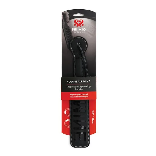 Sei Mio You're All Mine Impression Spanking Paddle