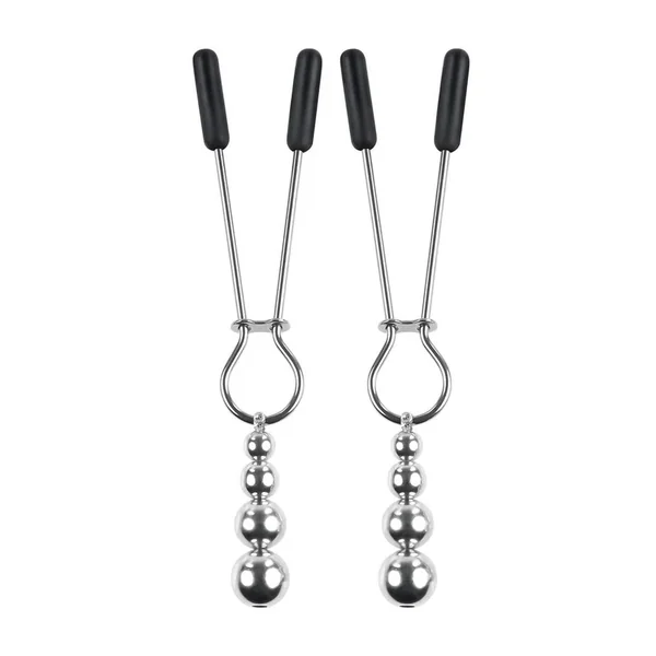 Selopa Beaded Nipple Clamps – Silver