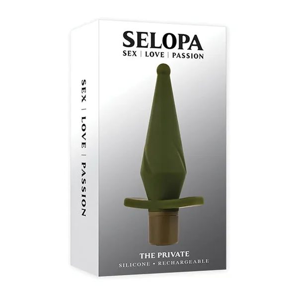 Selopa The Private Vibrating Anal Plug – Green