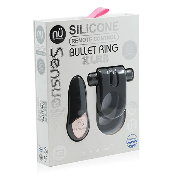 Sensuelle Silicone Remote Control Xlr8 Turbo Boost Cock Ring