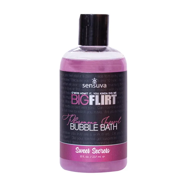 Sensuva Big Flirt Pheromone Bubble Bath - 8 Oz