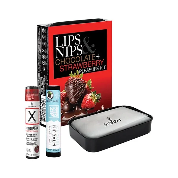 Sensuva Lips & Nips Pleasure Kit – Chocolate Nip Zip + Chocolate Straw