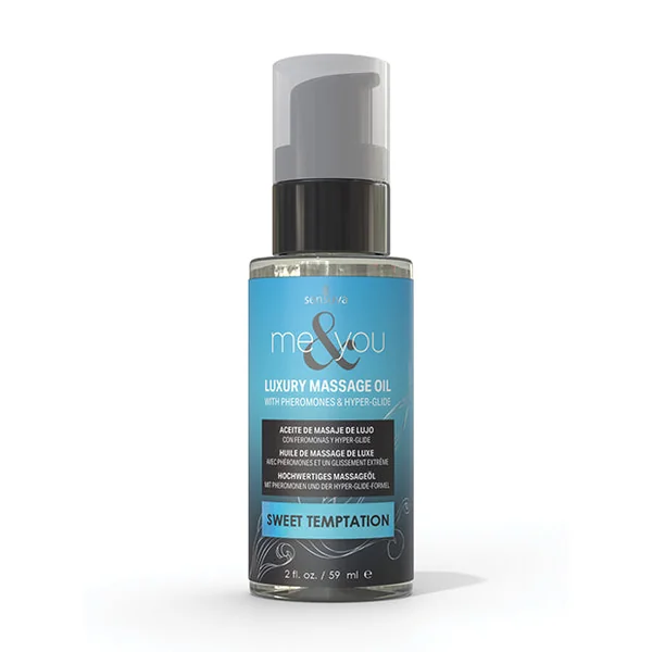 Sensuva Me & You Massage Oil - 2 oz Sweet Temptation