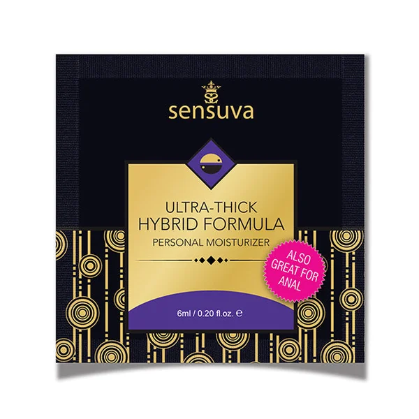 Sensuva Ultra Thick Hybrid Personal Moisturizer Single Use Packet
