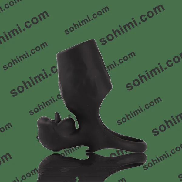 SERAPH| Upgrade Vibration Cock Ring with Penis Sleeve Couple Sex Toy