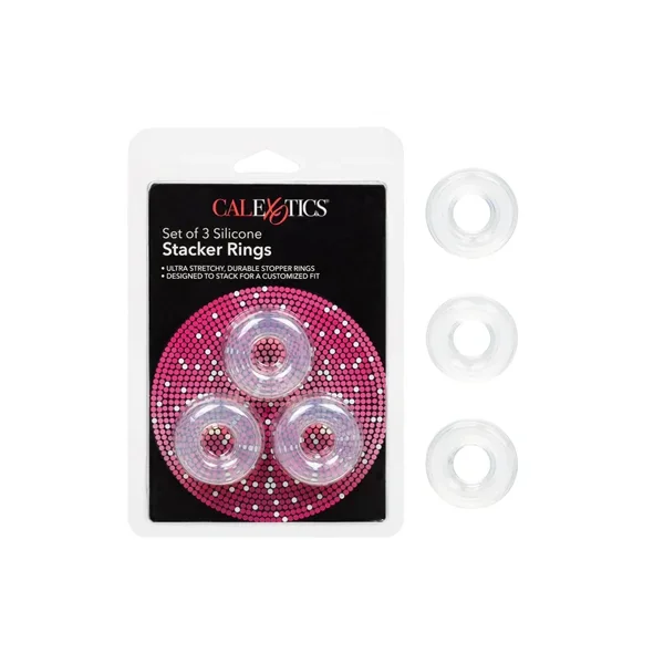 Set of 3 Silicone Stacker Rings