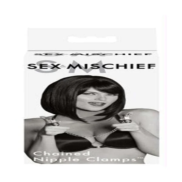 Sex and Mischief Chained Nipple Clamps