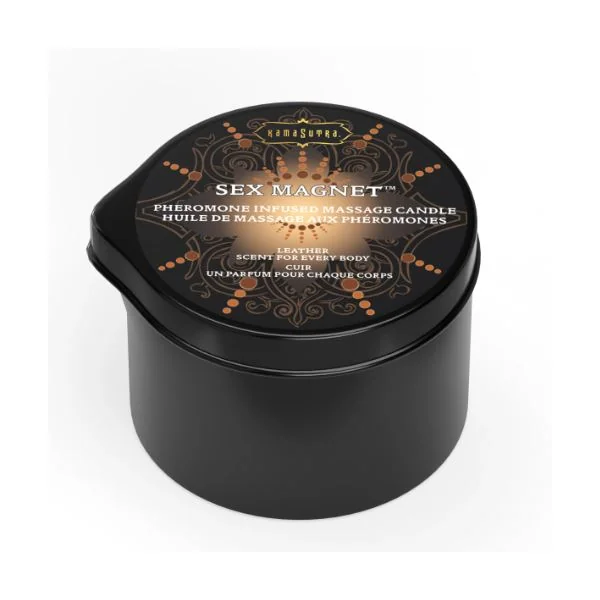 SEX MAGNET LEATH CANDLE 2OZ
