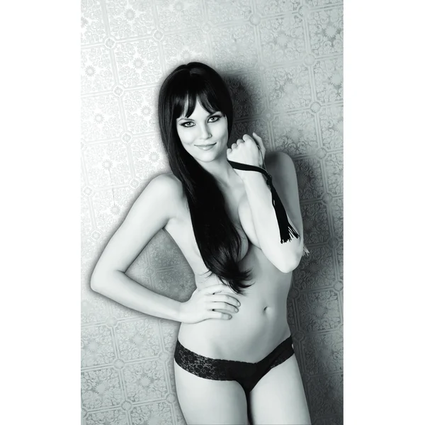 SEX & MISCHIEF BEADED FLOGGER NOIR