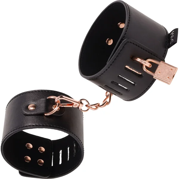 SEX & MISCHIEF BRAT LOCKING CUFFS