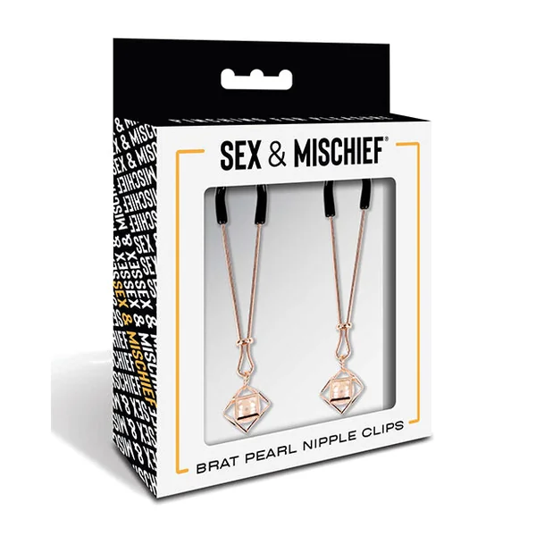 Sex & Mischief Brat Pearl Nipple Clips