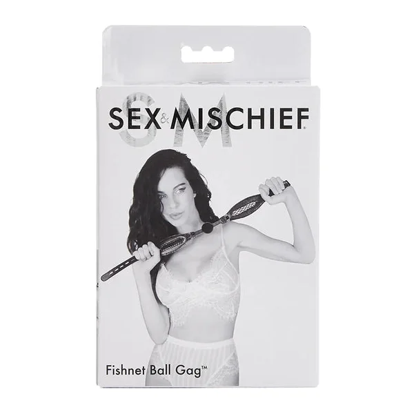 Sex & Mischief Fishnet Ball Gag by Sportsheets