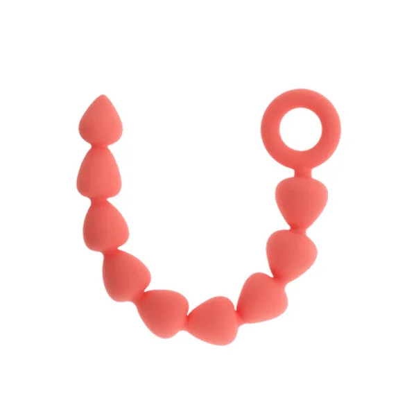 Sex & Mischief Peaches n Cream Anal Beads by Sport Sheets